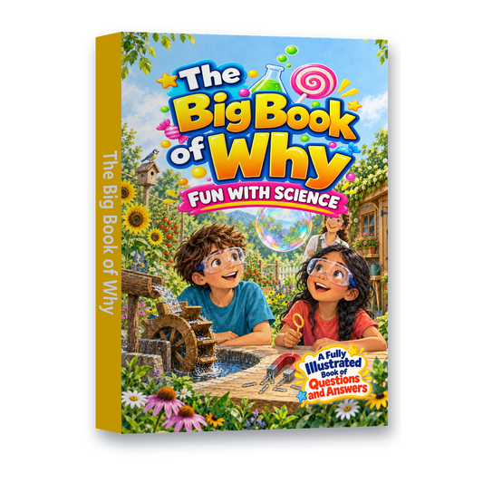 The Big Book of Why: Fun With Science, angled view showing spine